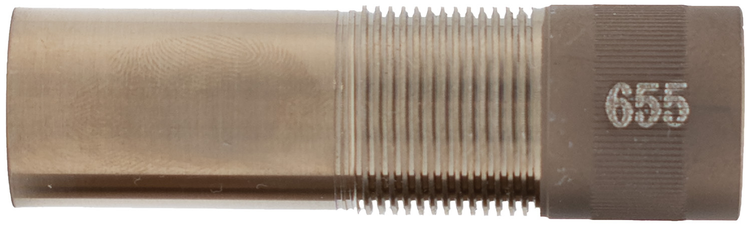 Metal threaded cylindrical tube with 655 marking