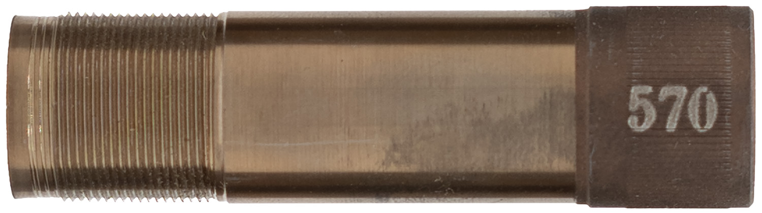 Threaded metal choke tube marked 570