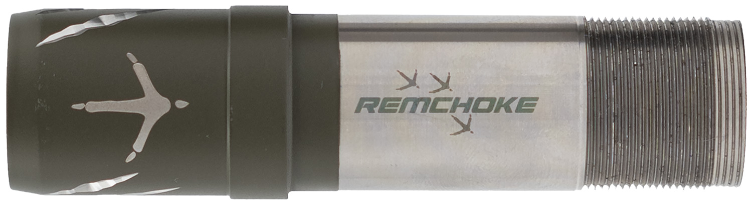 Remchoke shotgun choke tube with threaded end