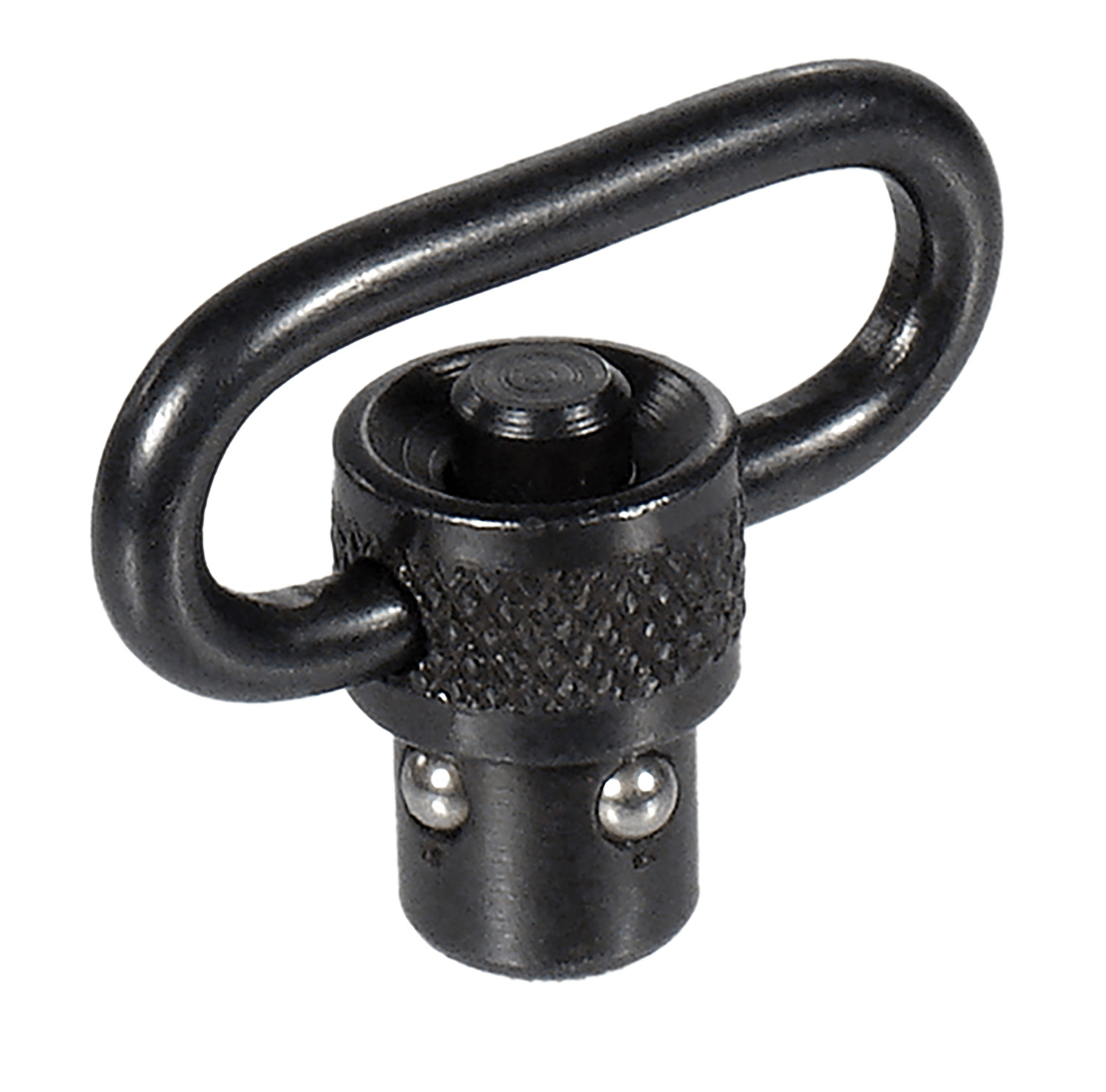 Black quick-detach sling swivel mount