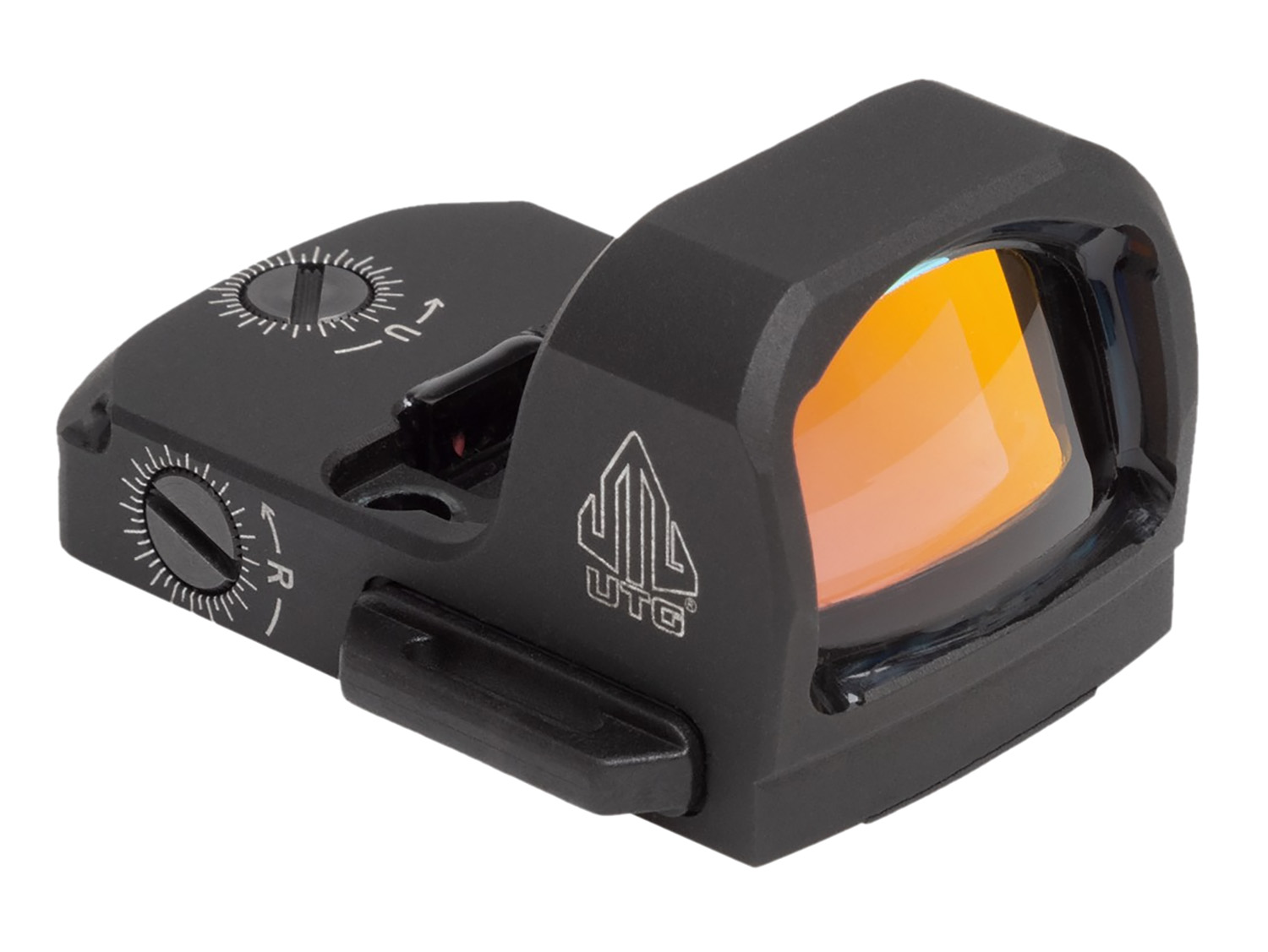 UTG compact reflex sight with amber lens