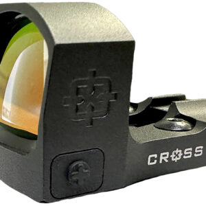 Compact black reflex red dot sight optic
