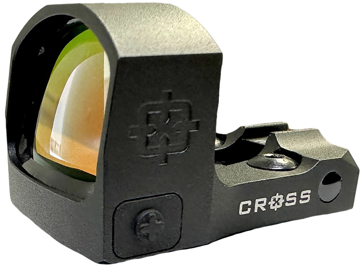 Compact black reflex red dot sight optic