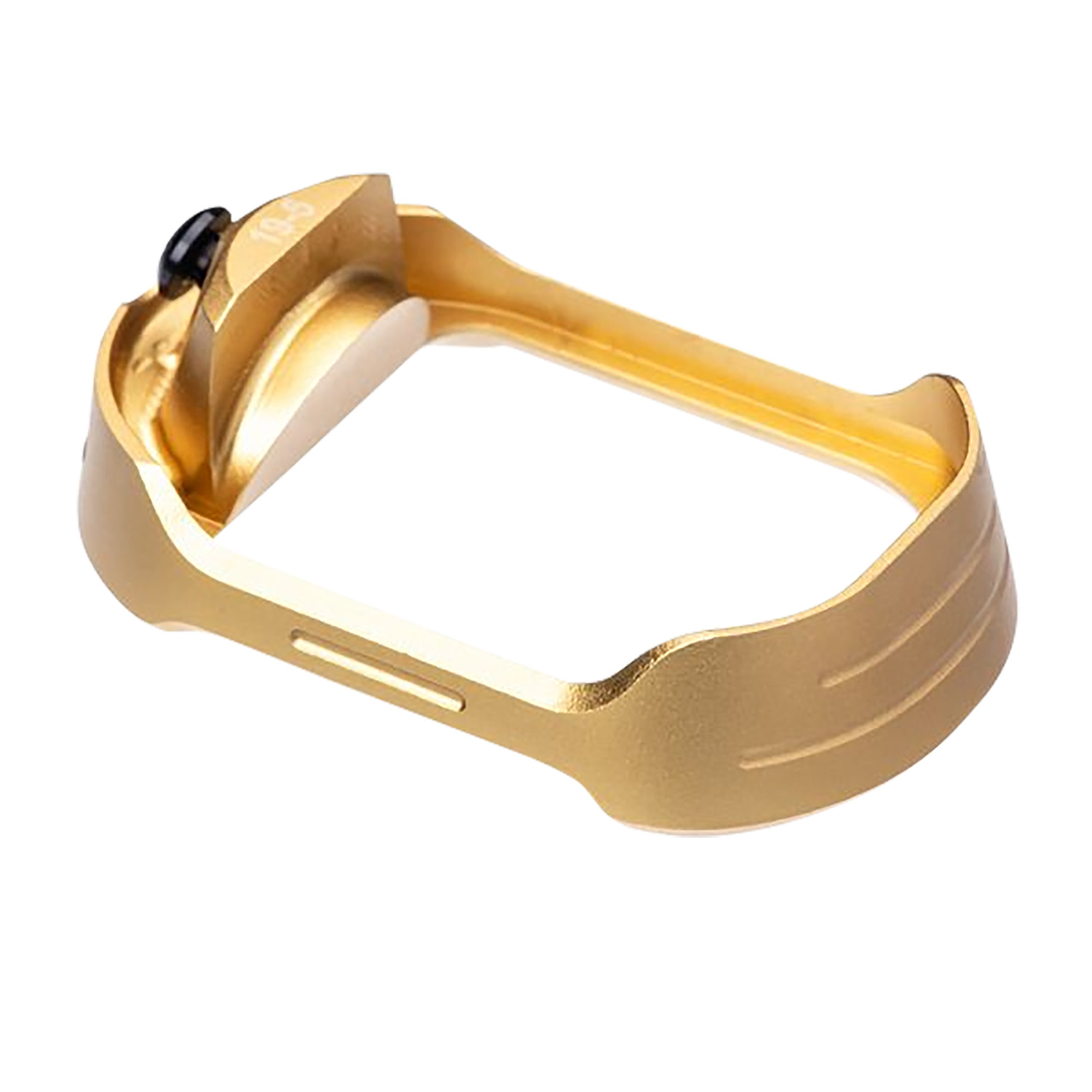 Gold metal cigar cutter with single blade