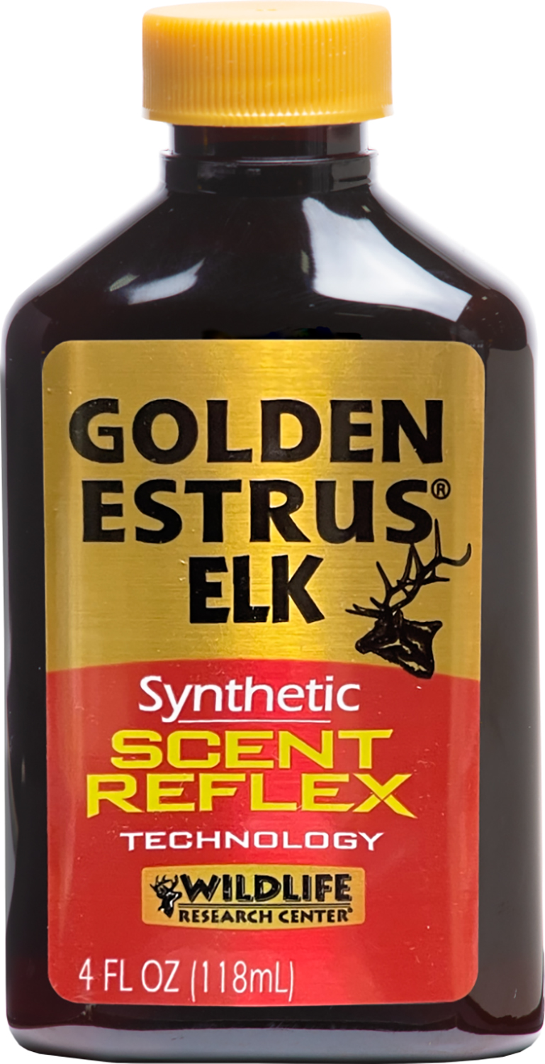 Golden Estrus Elk synthetic scent bottle