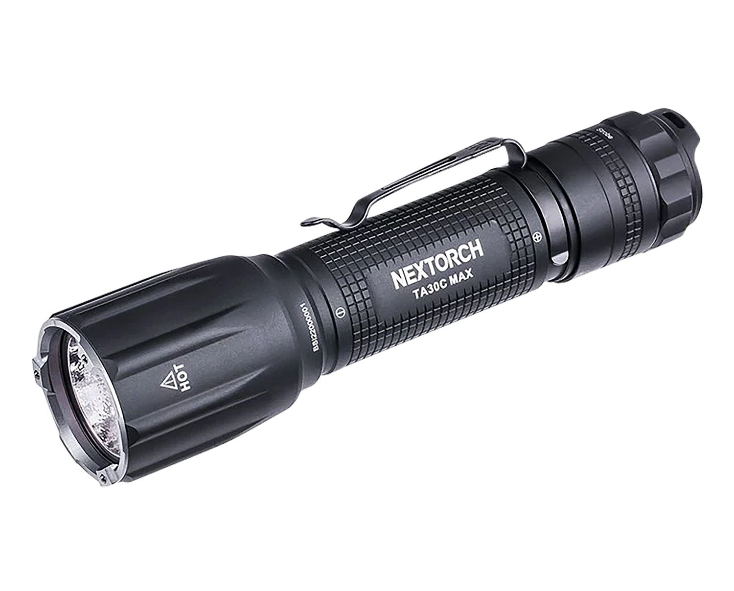 Black NEXTORCH TA30C MAX tactical flashlight