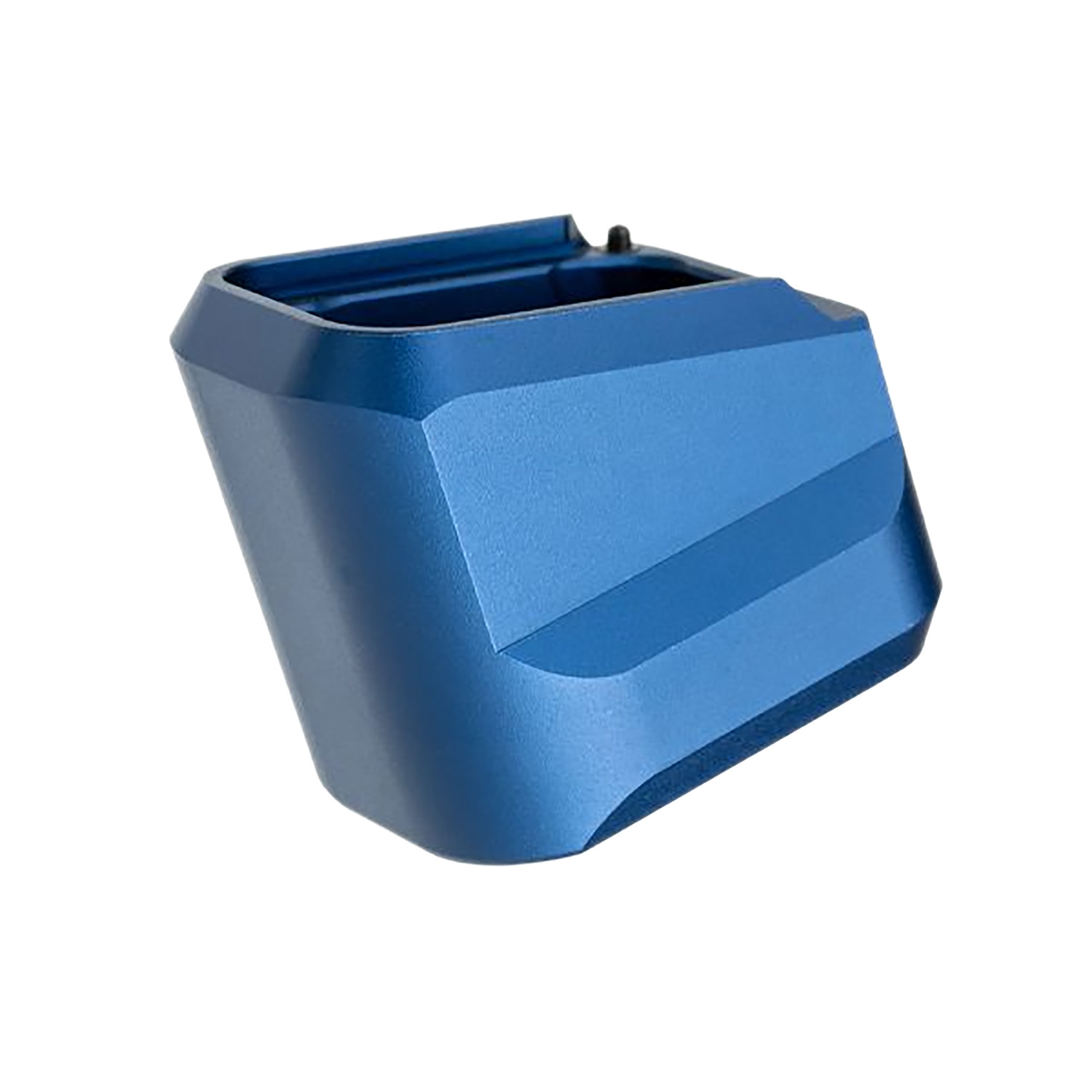 Blue anodized aluminum magazine extension base plate