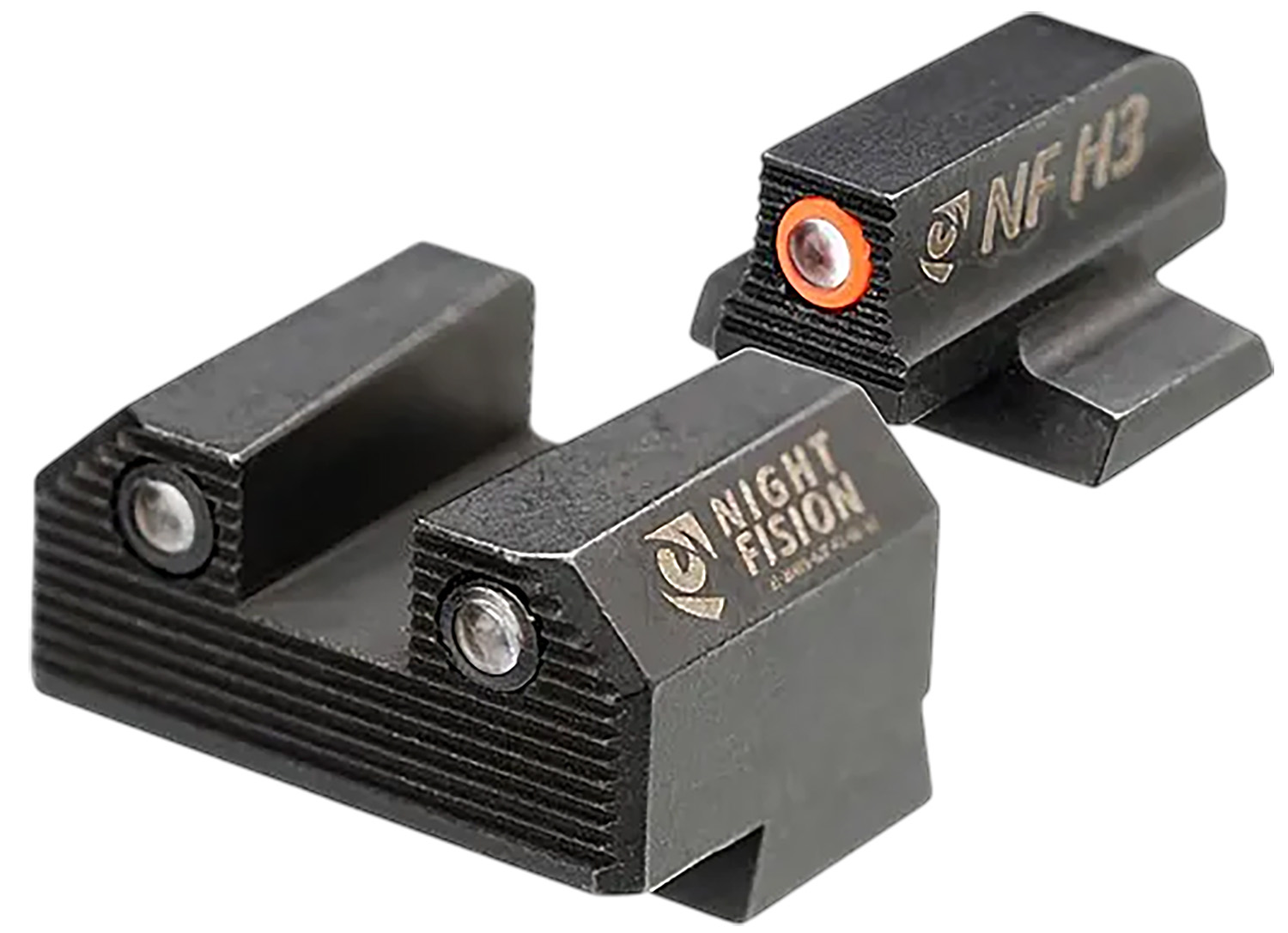 Night Fision handgun front and rear sights