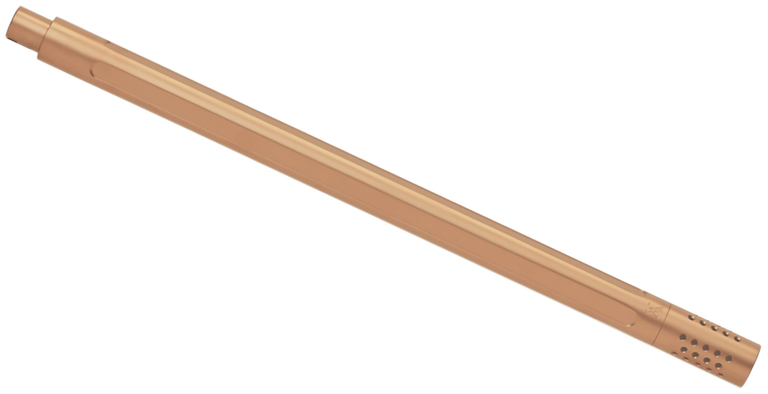 Copper metal pen with perforated grip end