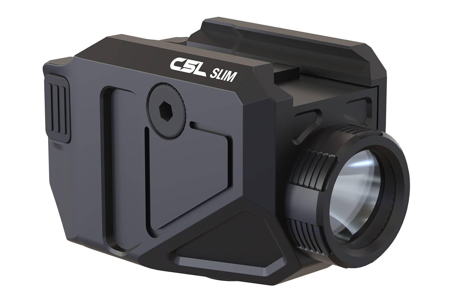 Compact black CSL SLIM tactical weapon light