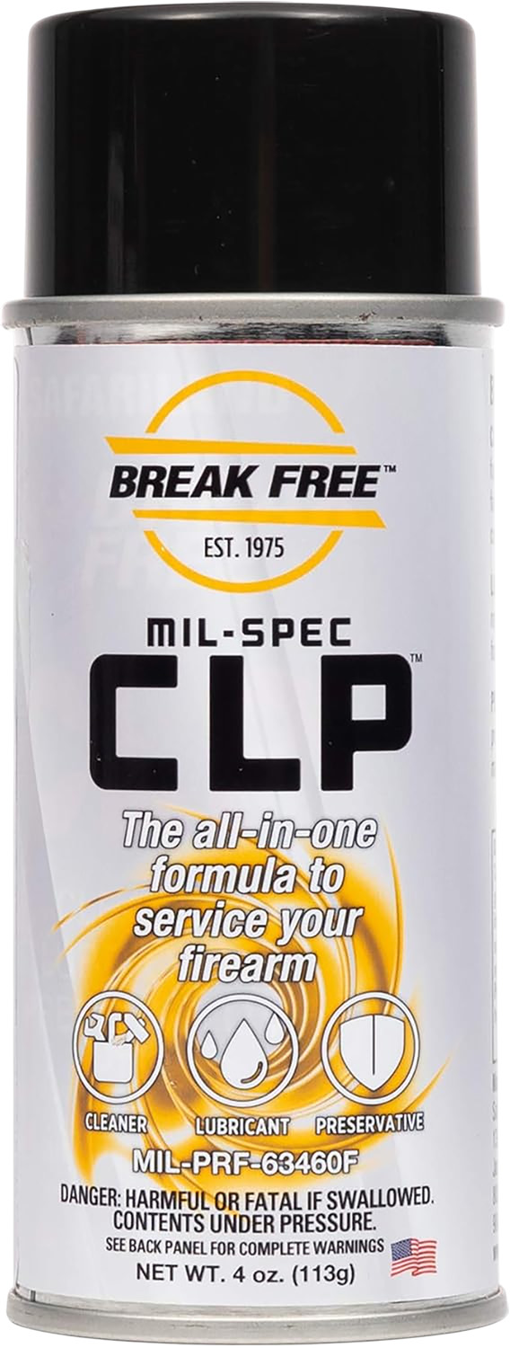 Break Free MIL-SPEC CLP aerosol can
