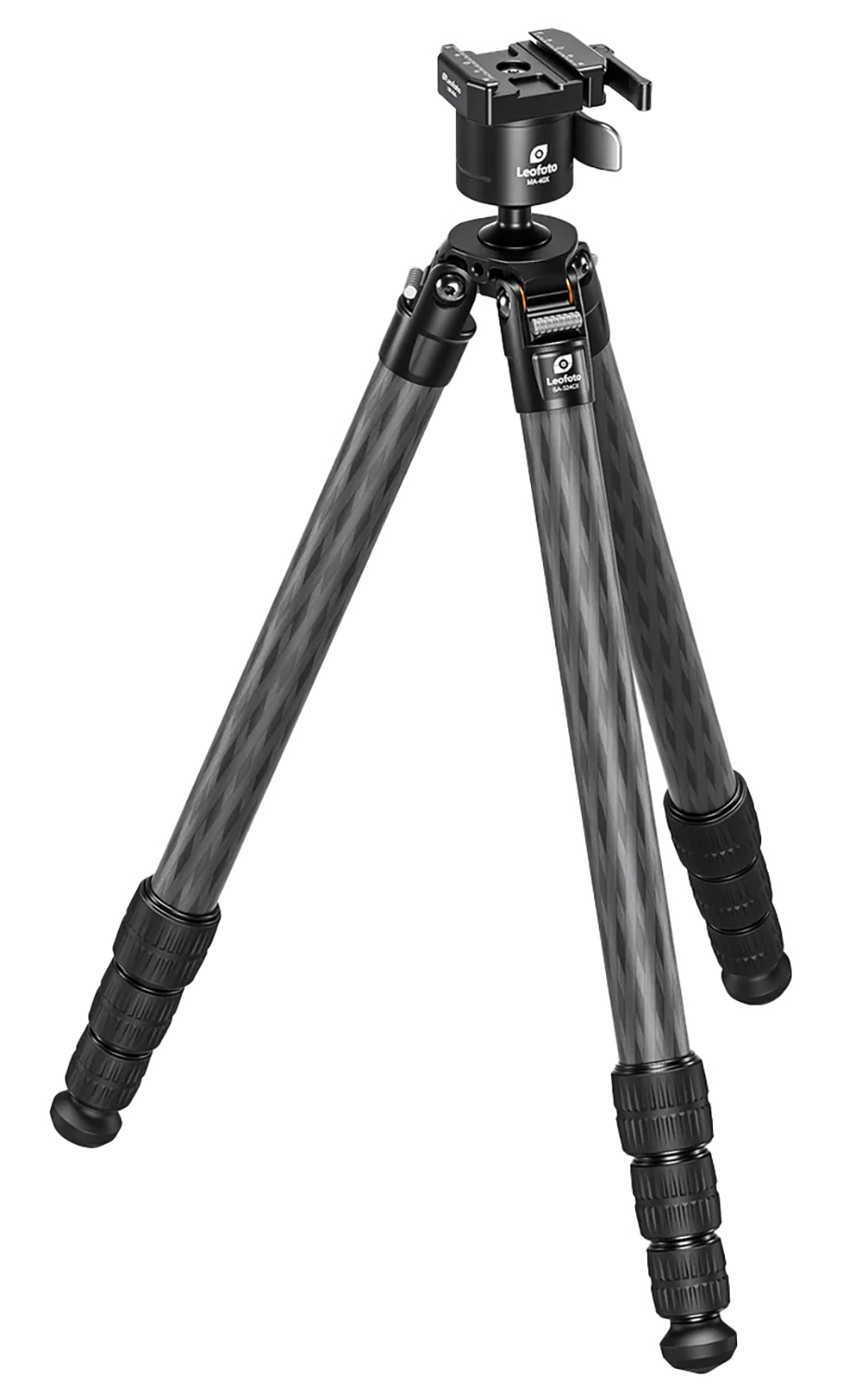 Carbon fiber camera tripod with ball head