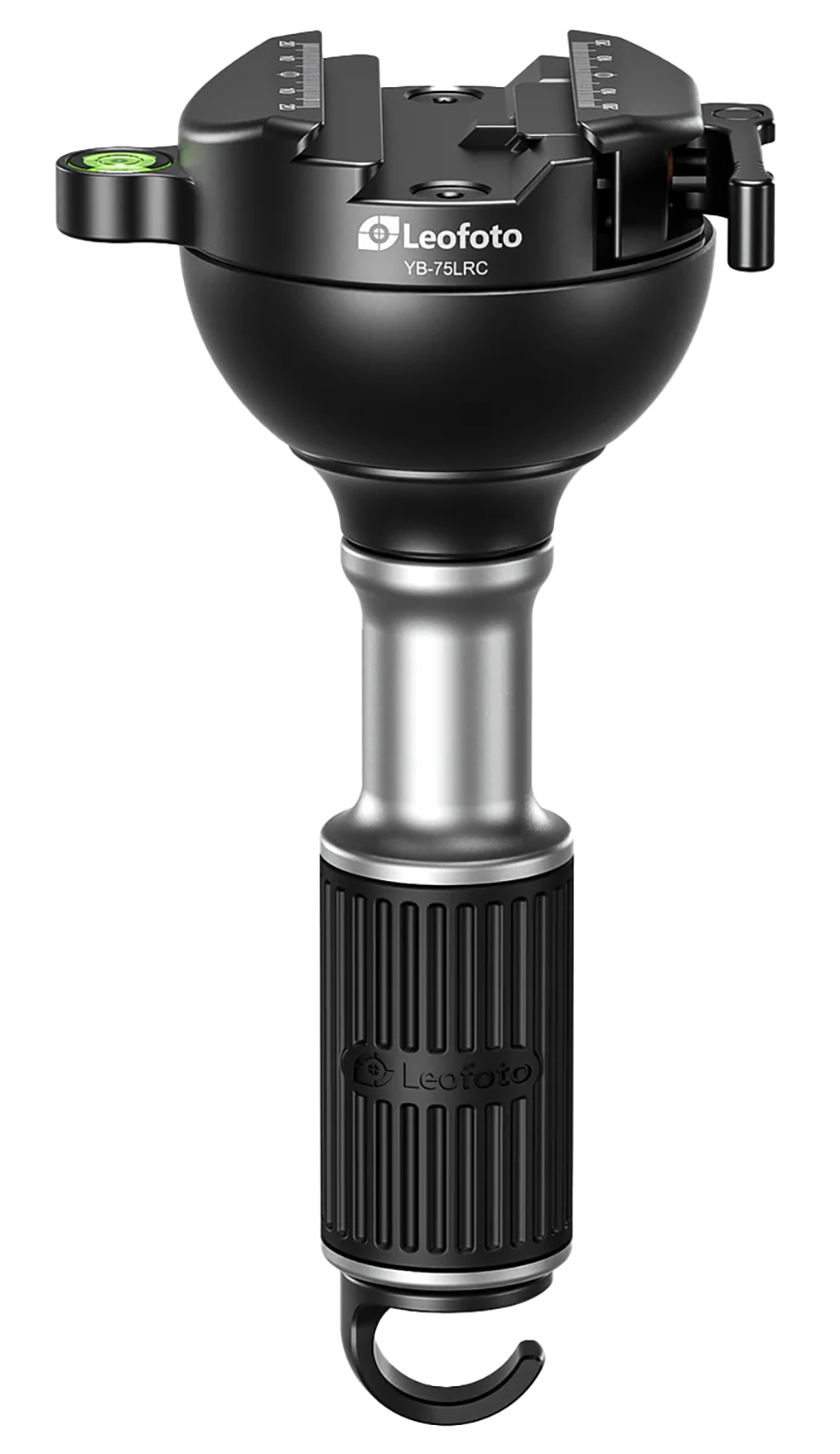 Leofoto tripod leveling base with handle grip