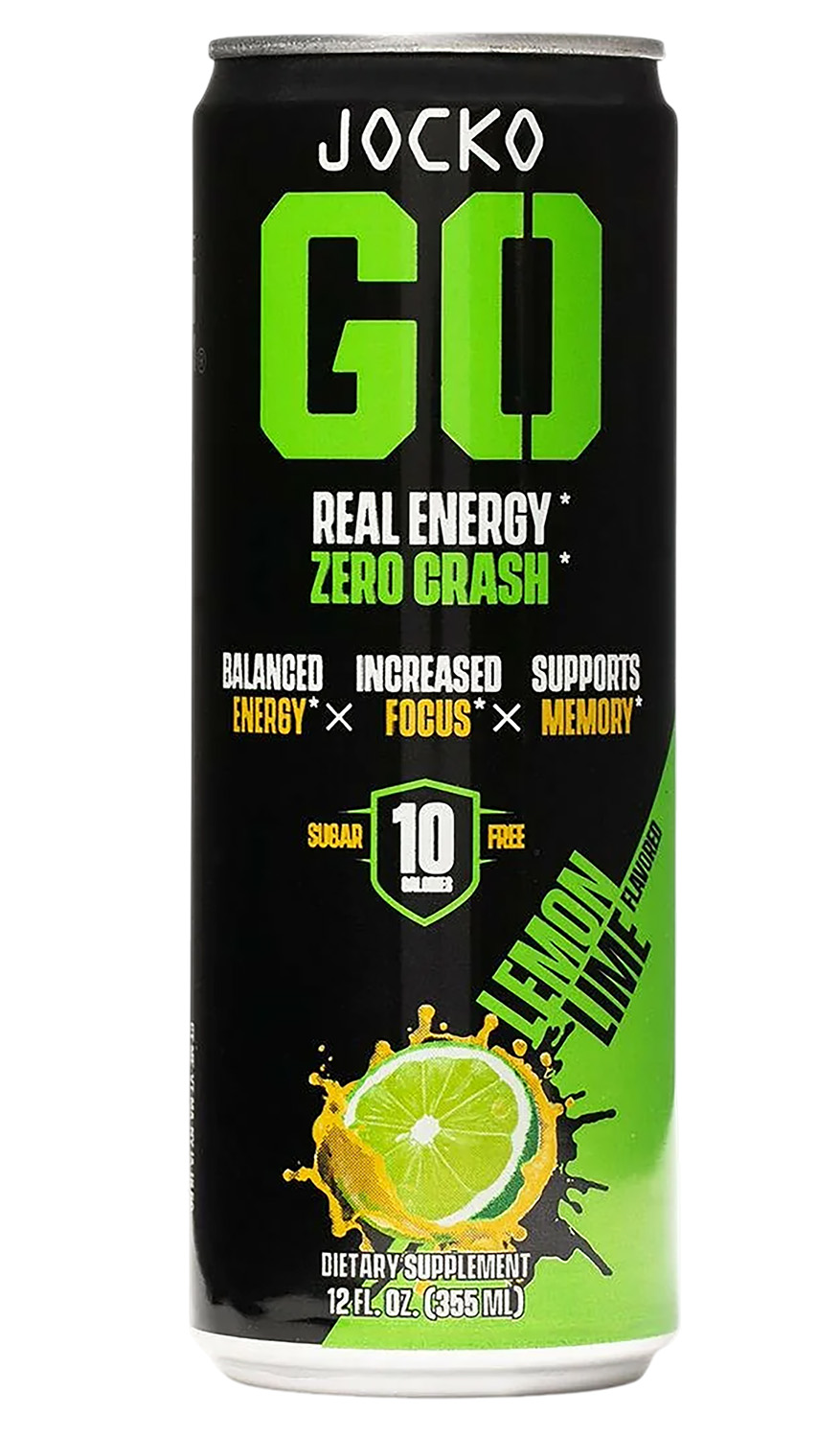 Jocko GO lemon lime energy drink can