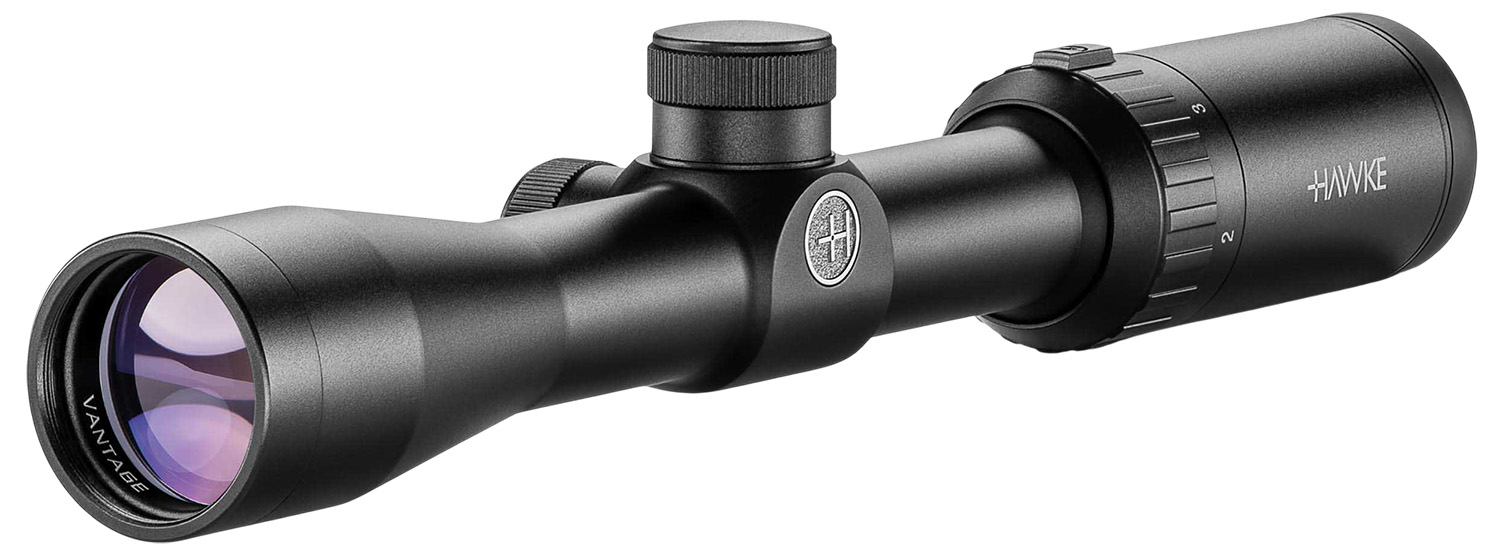 Hawke Vantage rifle scope isolated on white background
