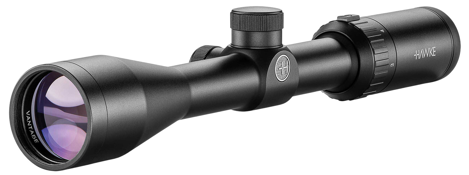 Hawke Vantage rifle scope on white background