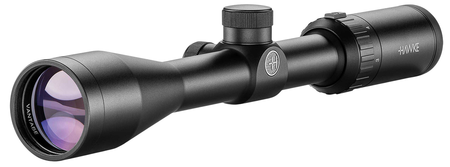 Hawke Vantage rifle scope on white background