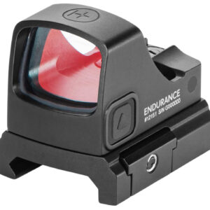 Compact red dot sight optic with mount