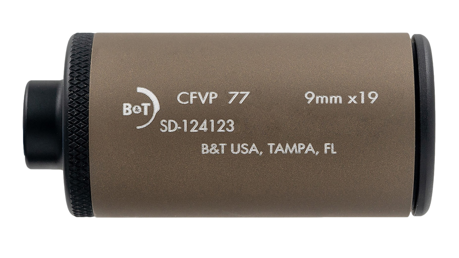 B&T CFVP 77 9mm suppressor