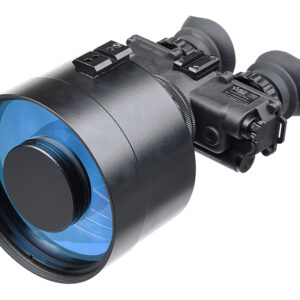 Large night vision binoculars with blue lens
