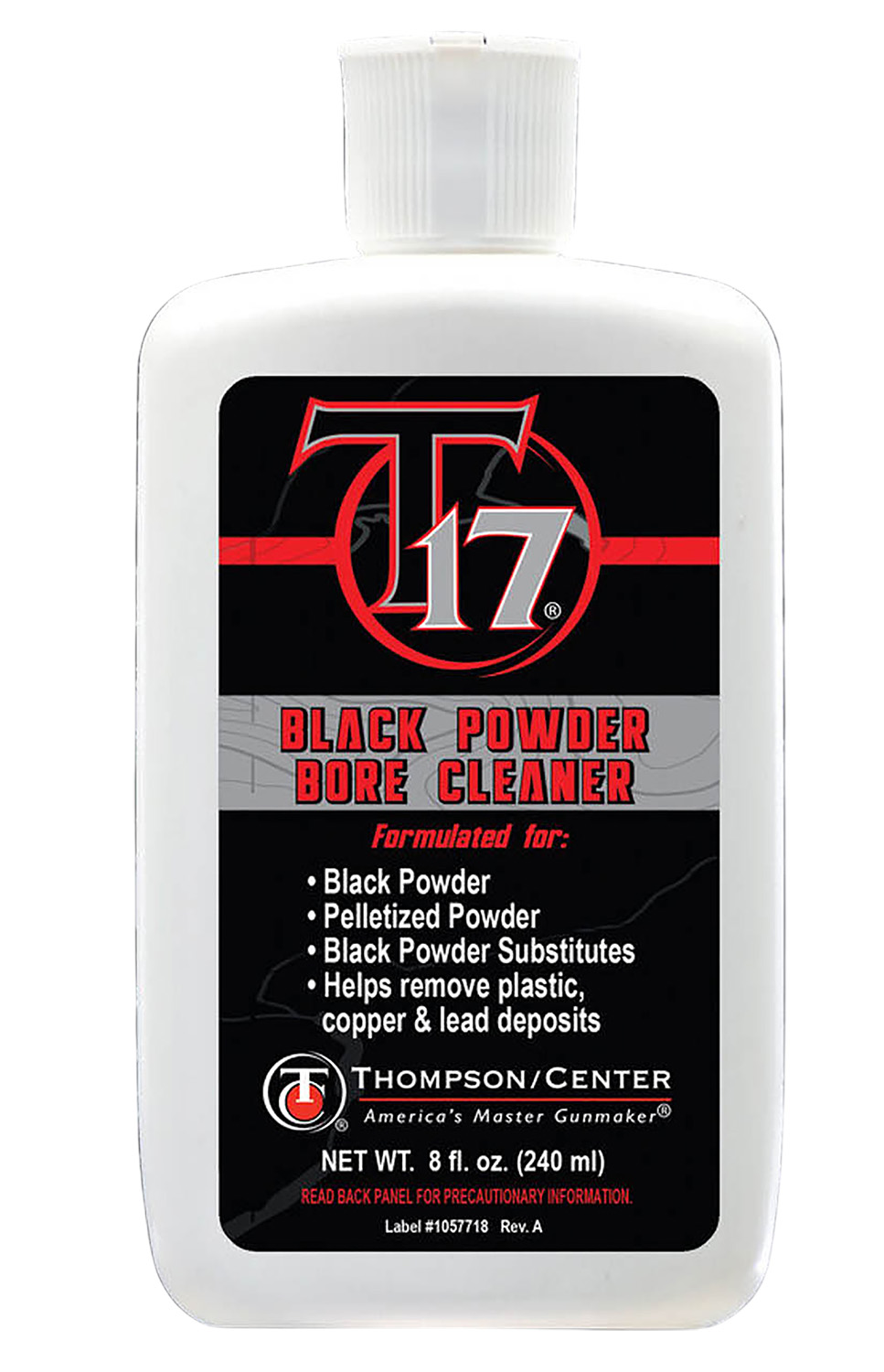 T17 Black Powder Bore Cleaner bottle