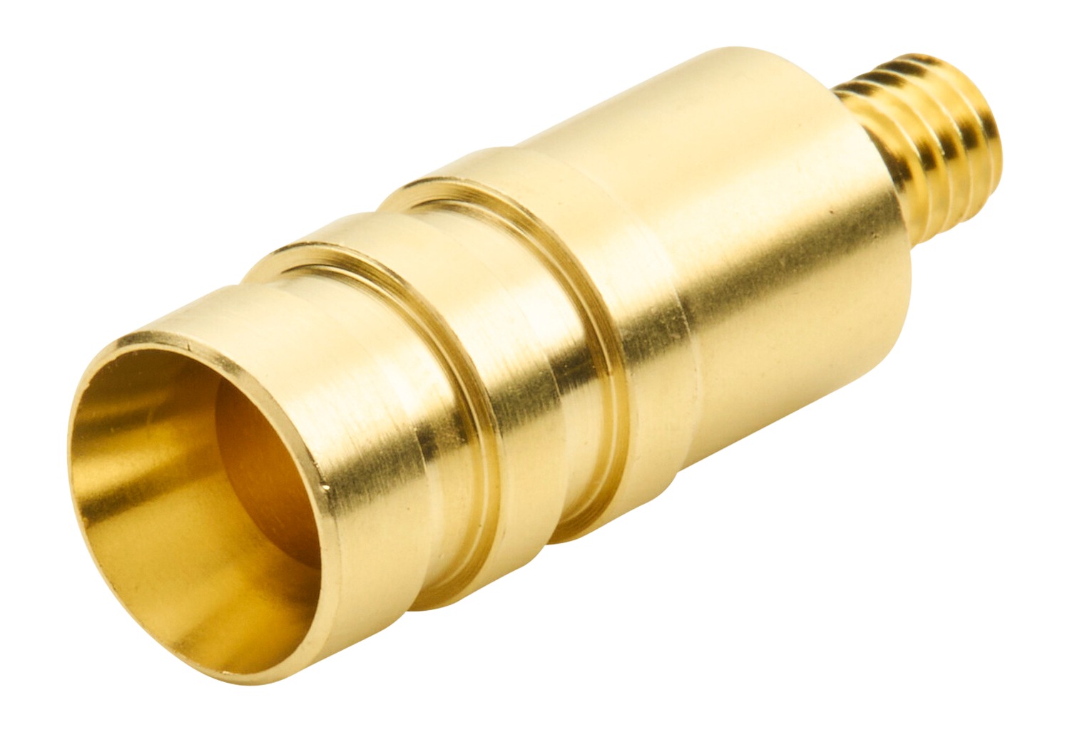 Brass hose adapter with threaded end