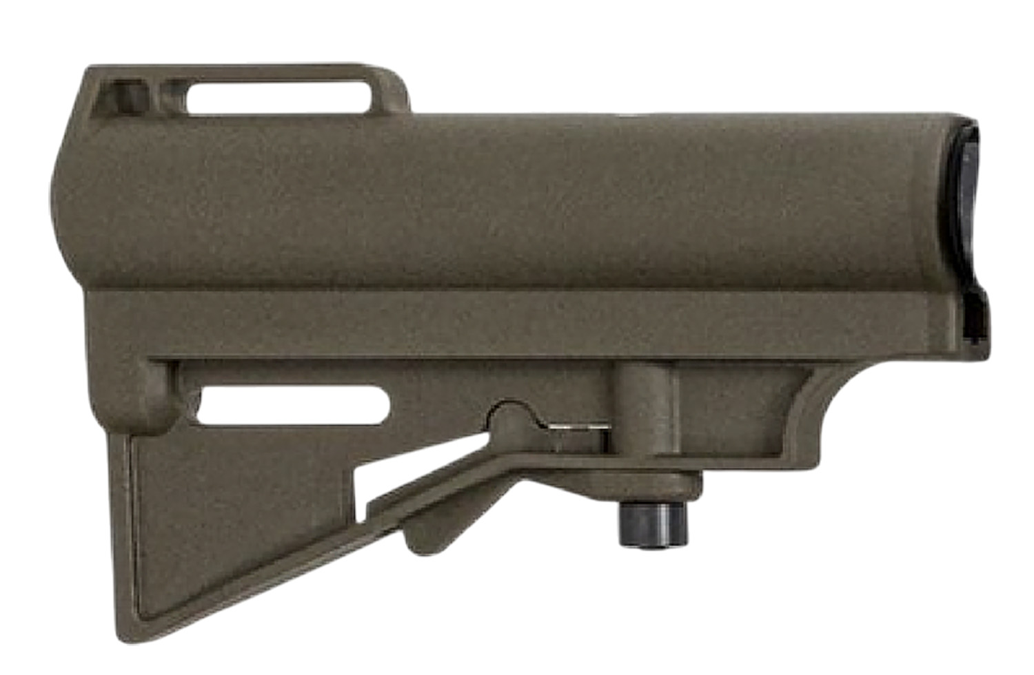 Adjustable tactical rifle stock in tan color