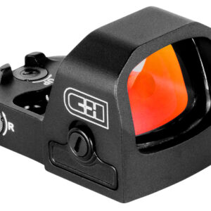 Compact red dot reflex sight optic