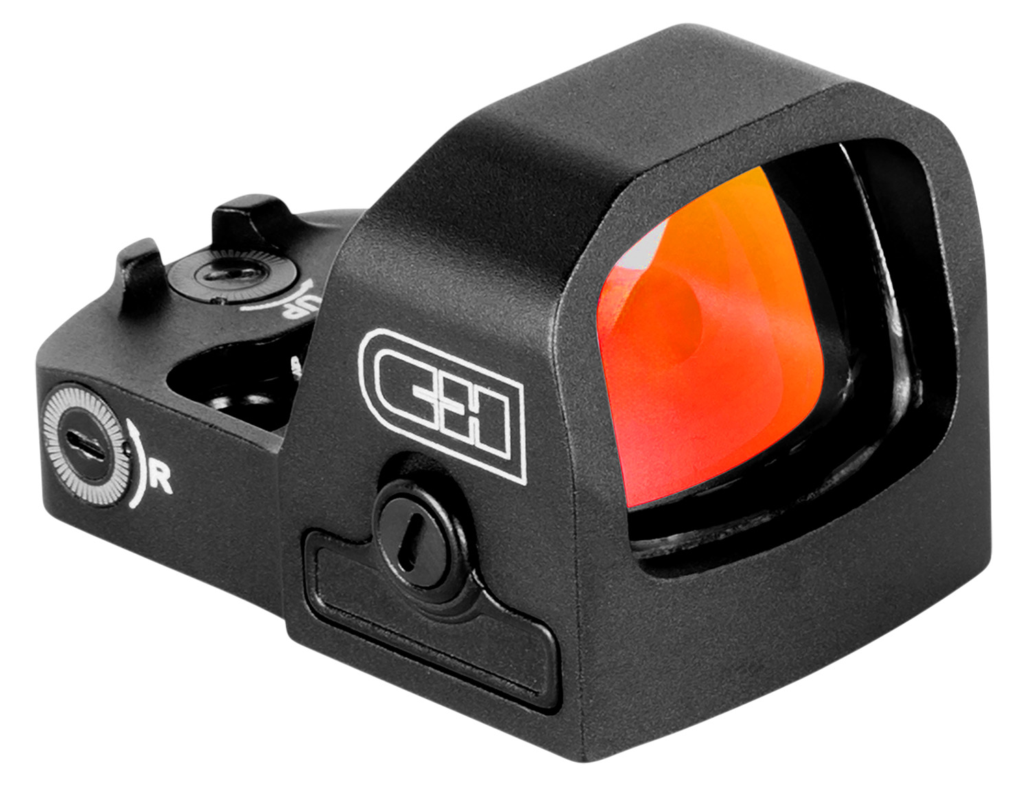 Compact red dot reflex sight optic