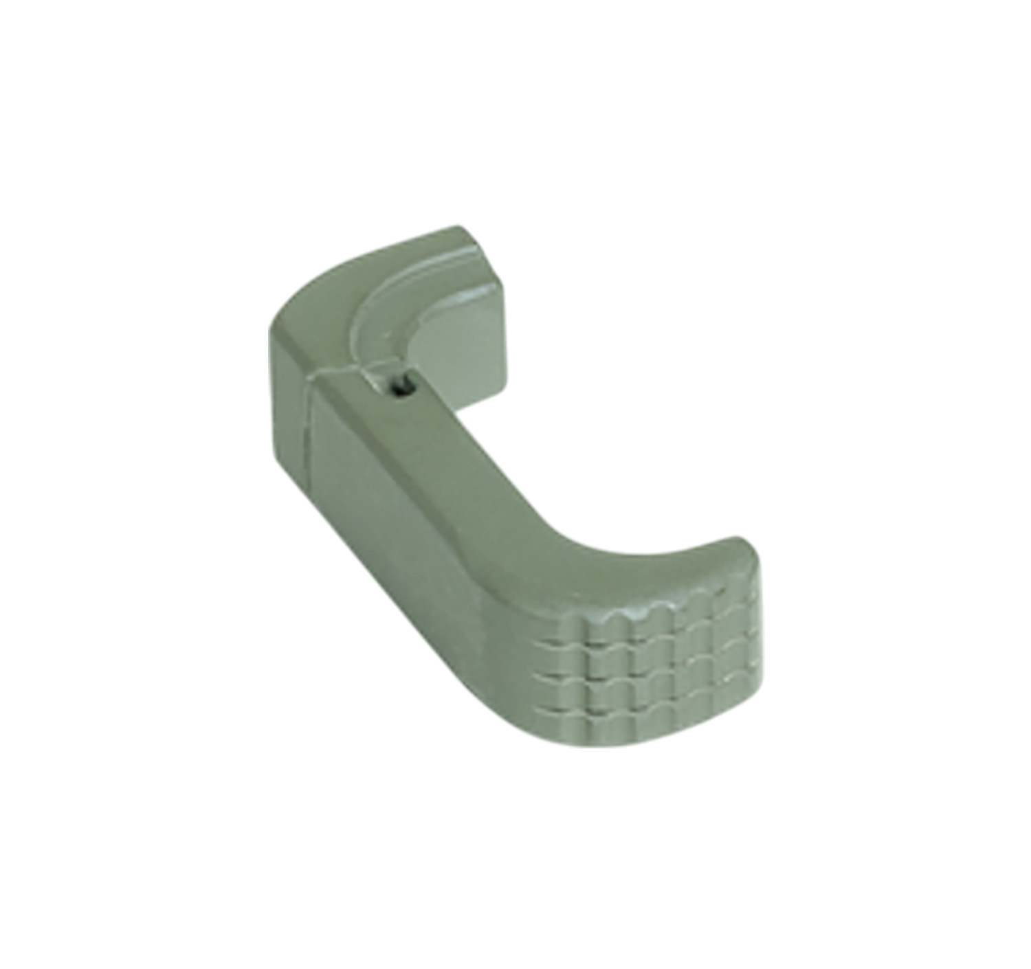 Green plastic wall-mounted hook bracket