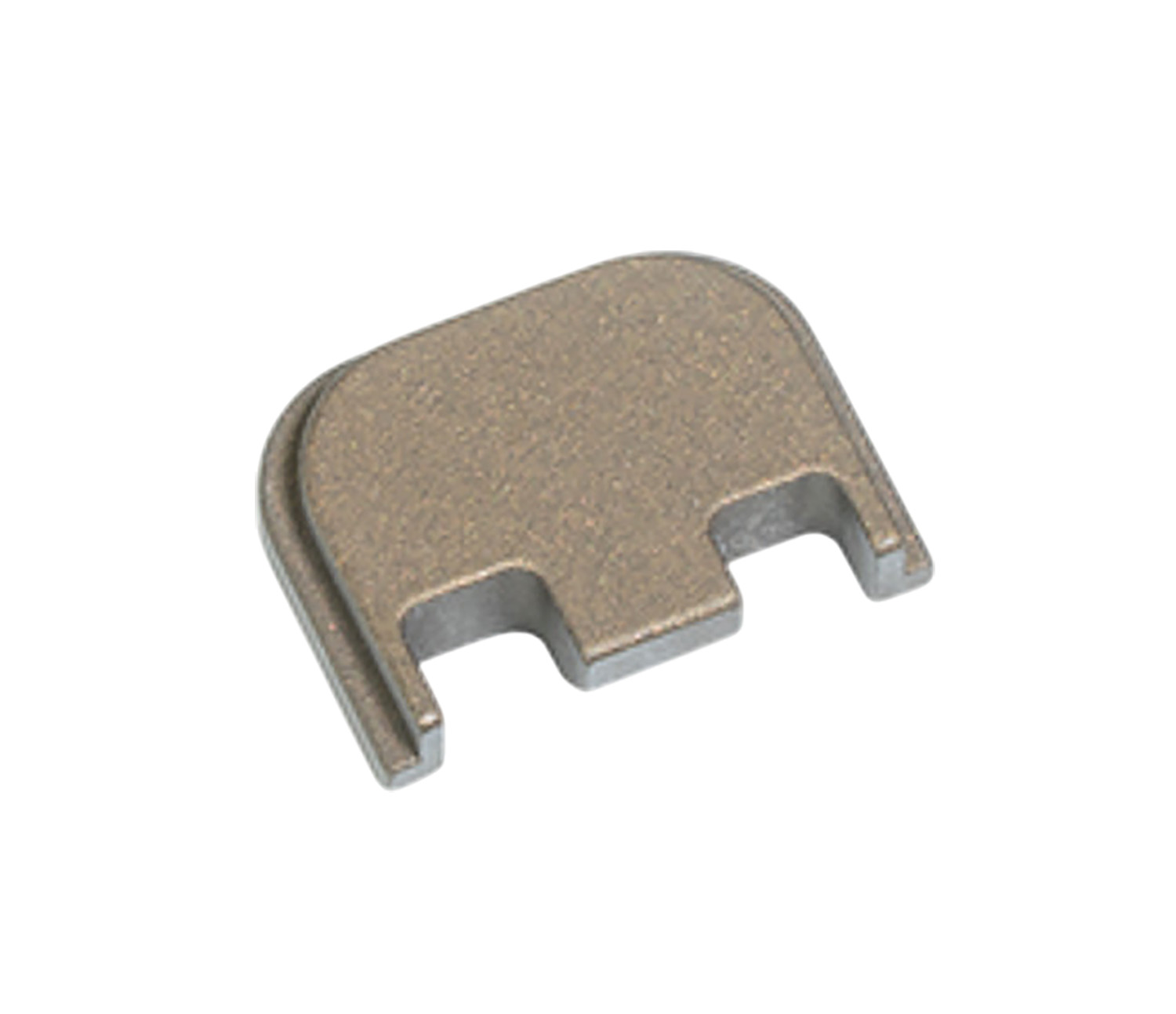 Small U-shaped metal retaining clip