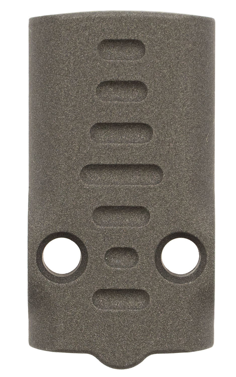 Textured cylindrical foam sleeve with side holes