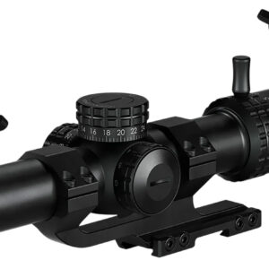 Firefield riflescope with flip-up lens covers