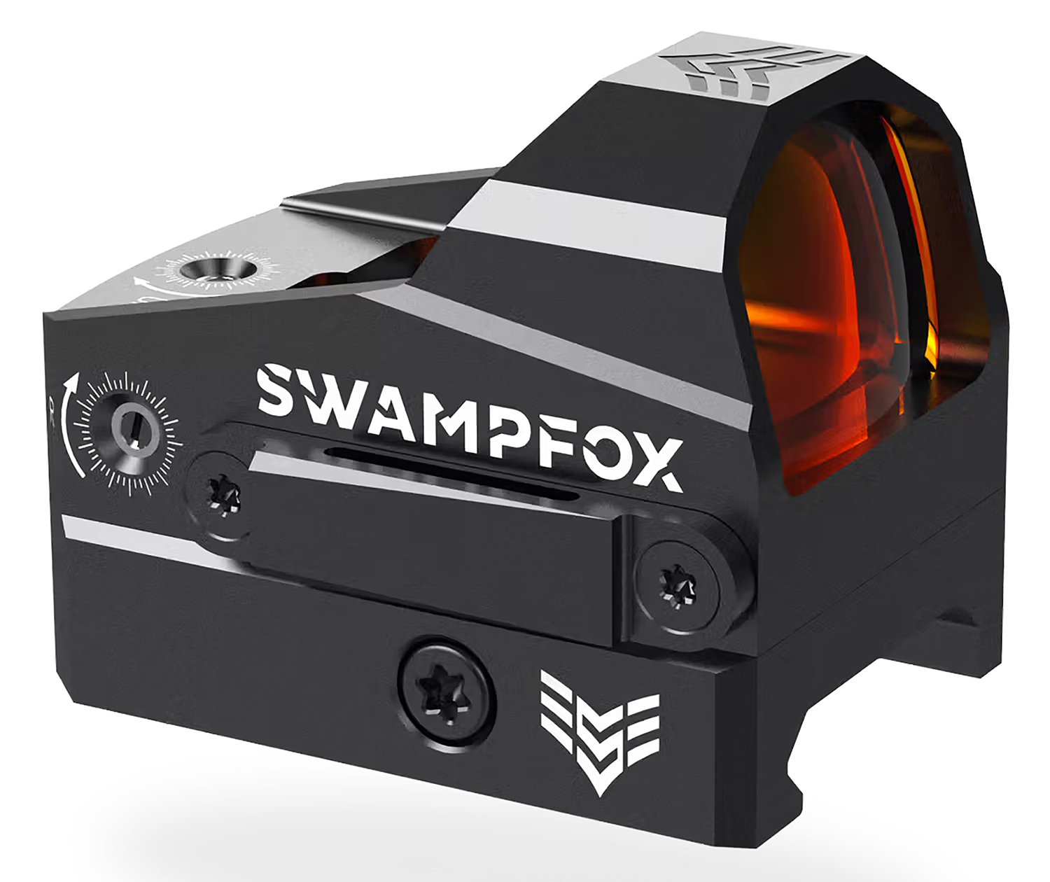 Swampfox red dot sight with orange lens