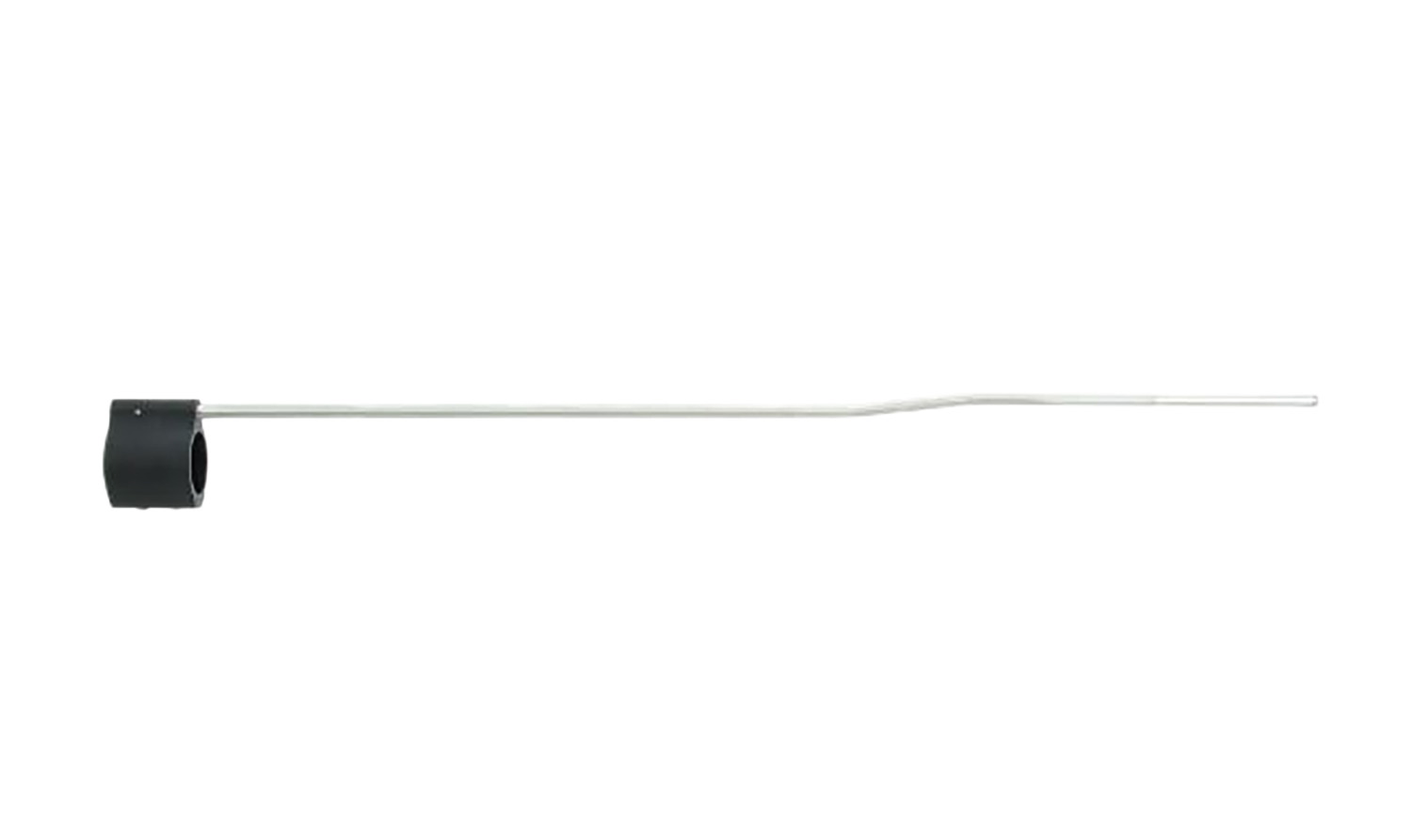 Long metal rod with black handle