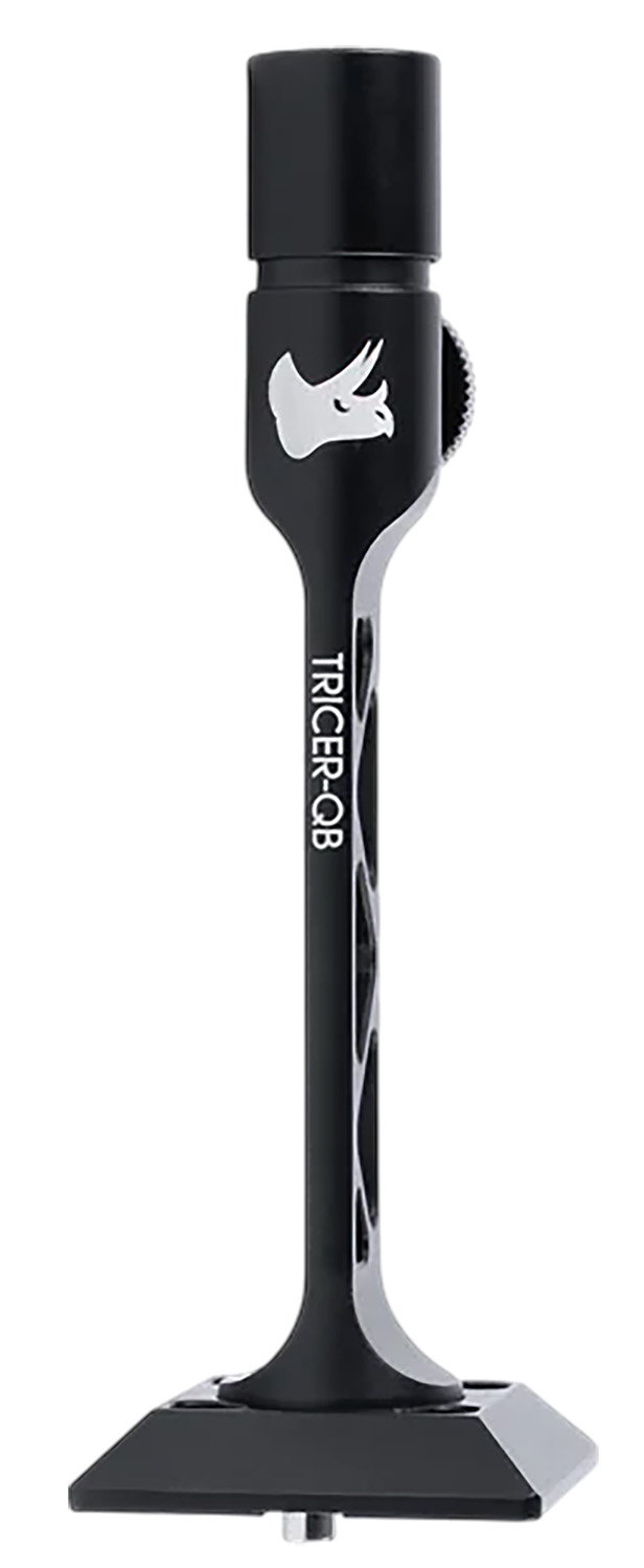 Black TRICER-QB tripod mount with rhino logo