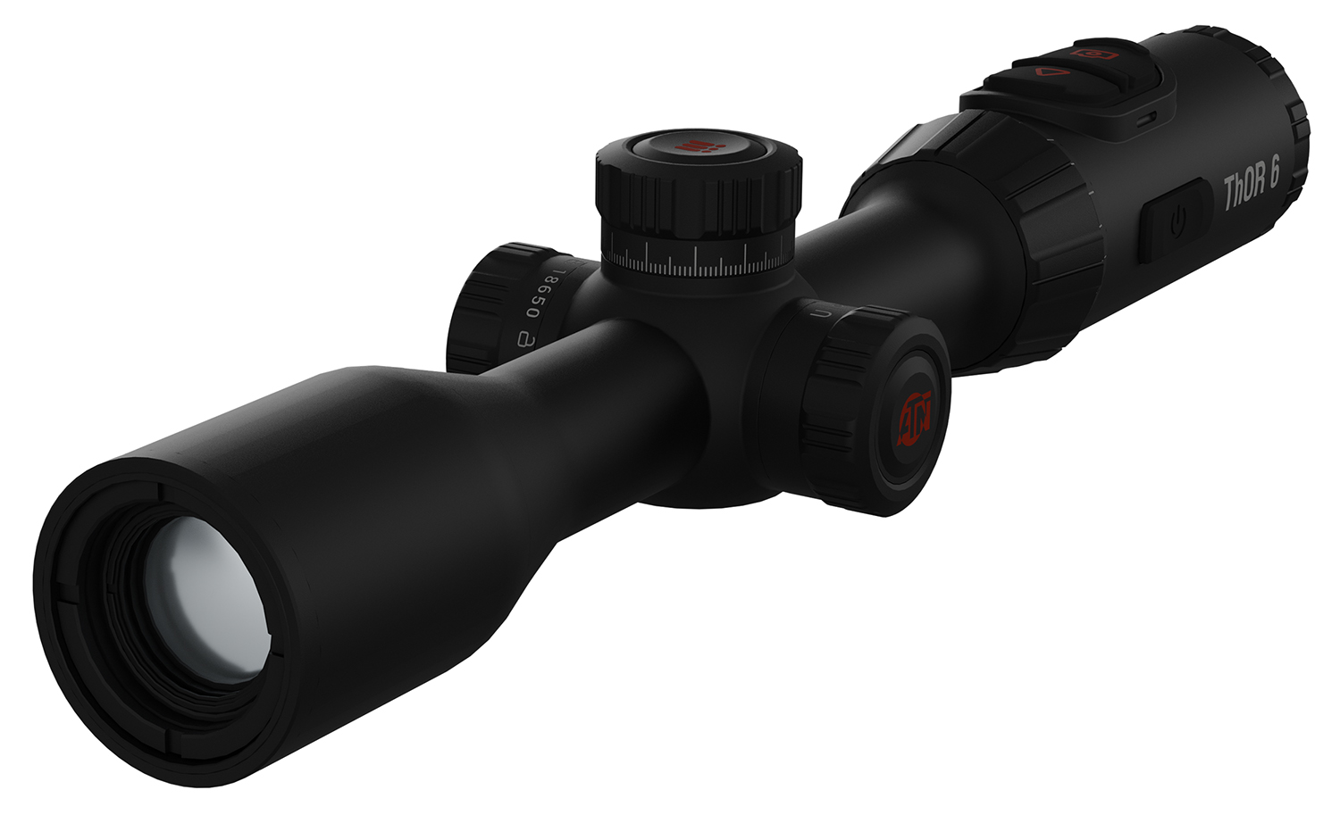 Black Thor 6 rifle scope on white background