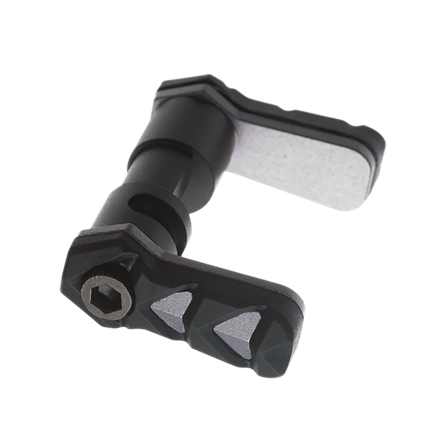 Black adjustable clamp lever with hex socket