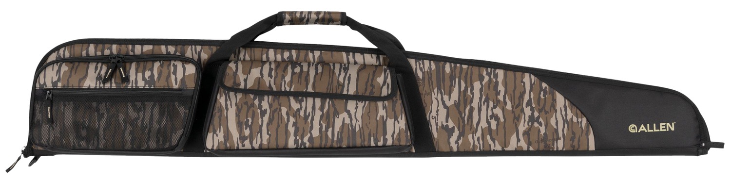 Camouflage soft rifle case with pockets and handles