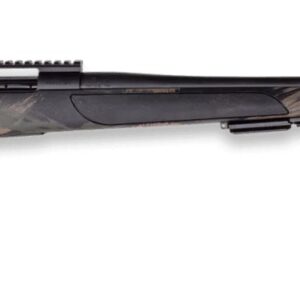 Bolt-action rifle with camouflage stock