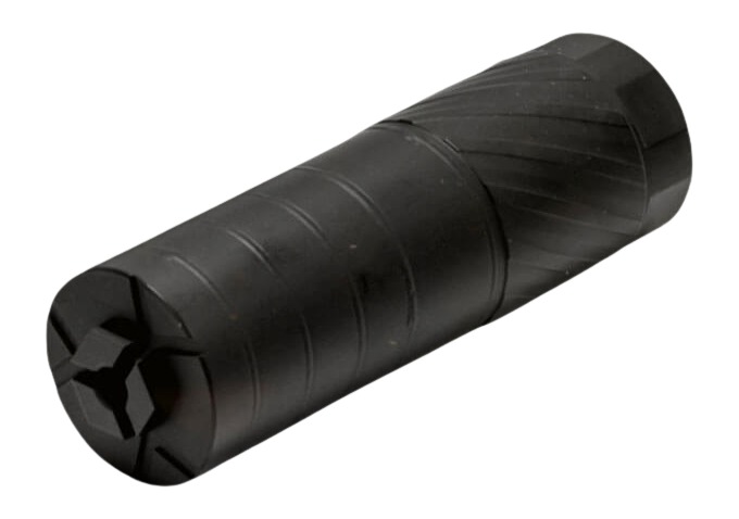 Black cylindrical rubber expansion plug