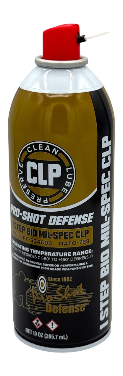 CLP Pro-Shot Defense aerosol spray can