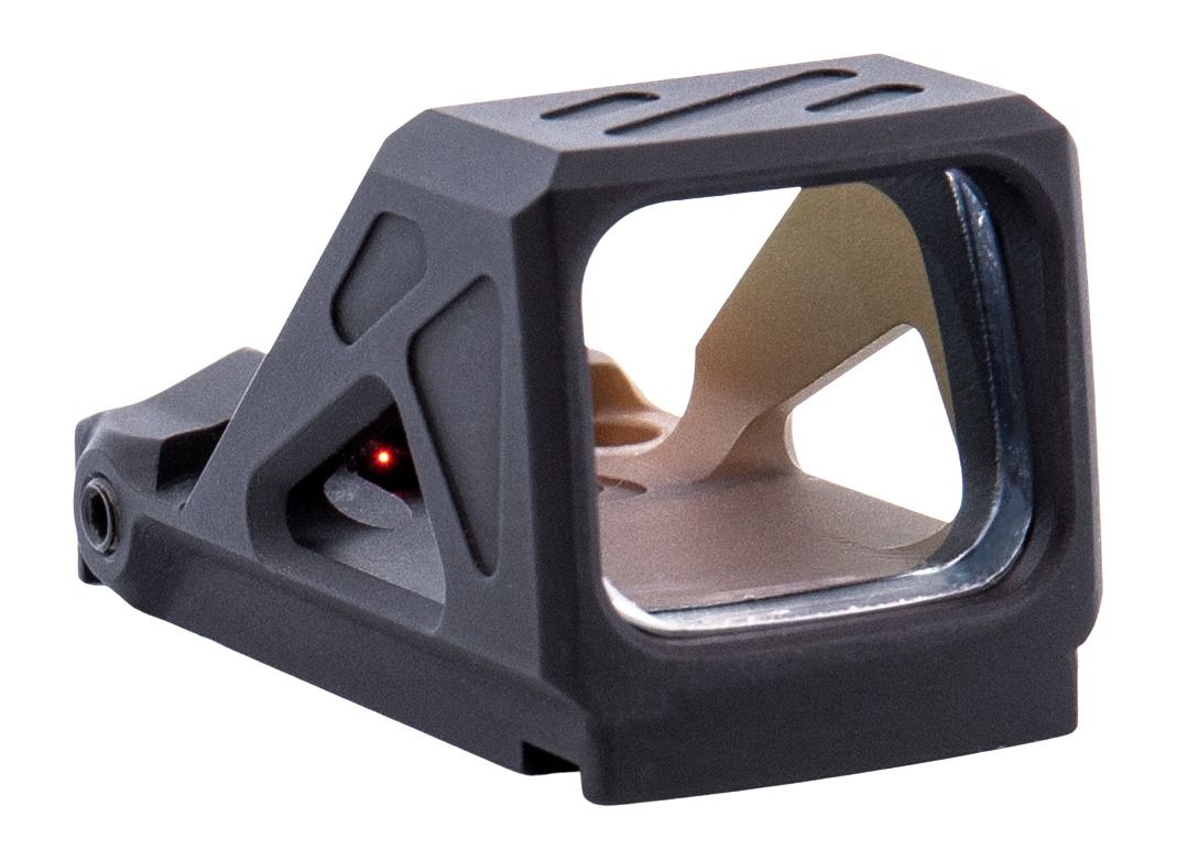 Compact red dot reflex sight optic