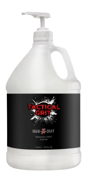 Gallon pump bottle of Tactical Grit hand cleaner