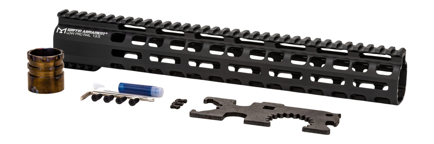Griffin Armament low-profile rifle handguard and accessories