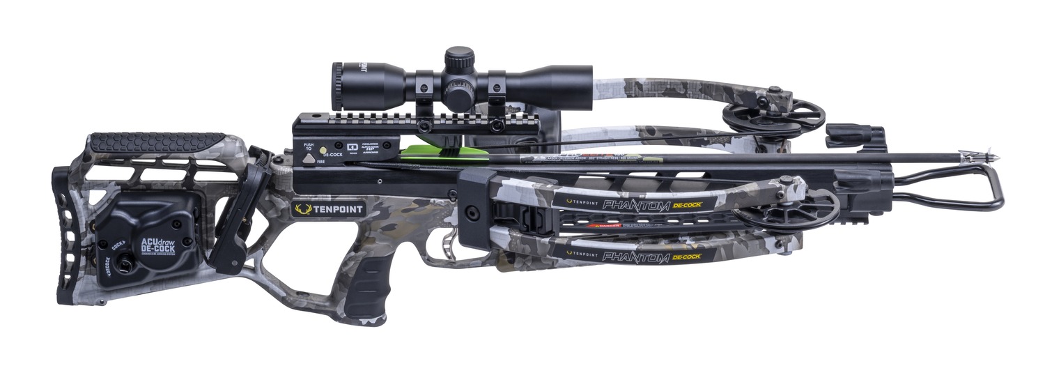 TenPoint Phantom camo crossbow with scope