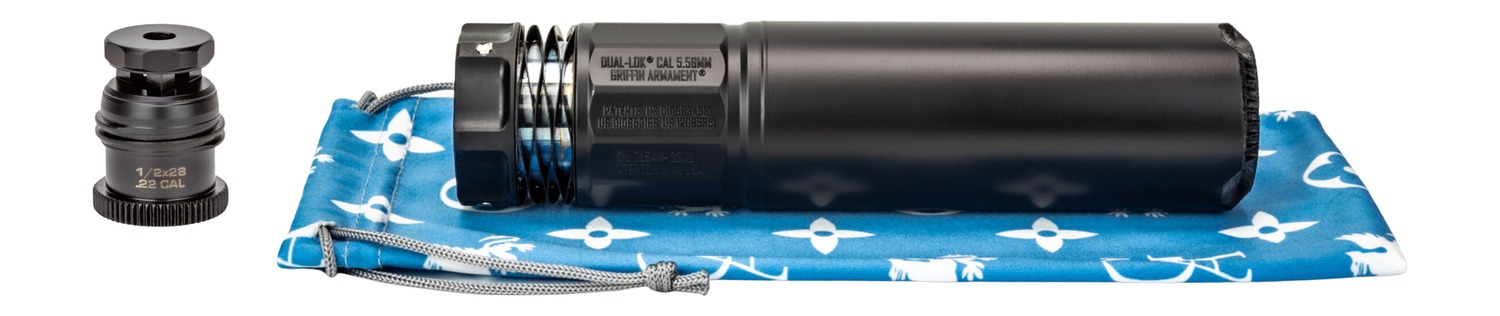 Firearm suppressor and optic attachment on cloth