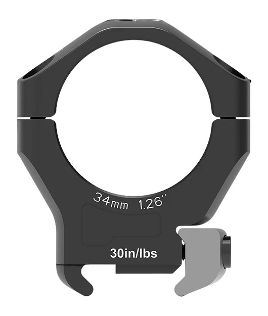 Black 34mm scope ring mount clamp