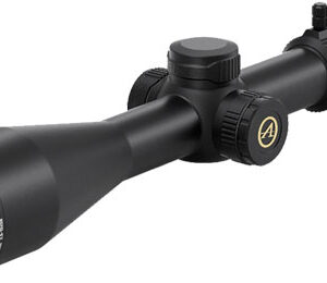 Black rifle scope isolated on white background