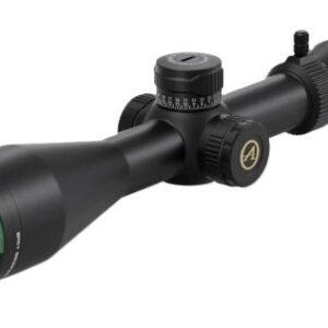 Black rifle scope isolated on white background
